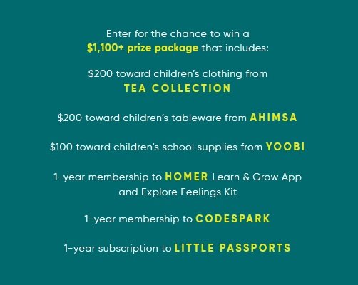 Tea Collection Back to School Giveaway 2022 - Win Learning Subscriptions, Spending Credits and More