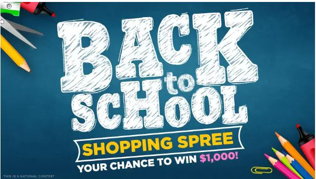 Back To School Shopping Spree Giveaway – Win $1,000 Back To School Shopping Spree
