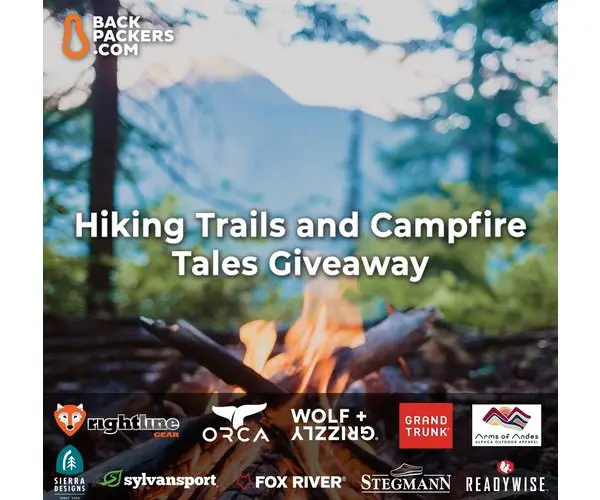 Backpackers.com Hiking Trails and Campfire Tales Giveaway - Win Outdoor Gears and Gift Cards (2 Winners)