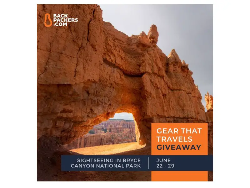 Backpackers.com Sightseeing In Bryce Canyon National Park Giveaway 2023 - Win A Set Of Outdoor Gear And More (2 Winners)