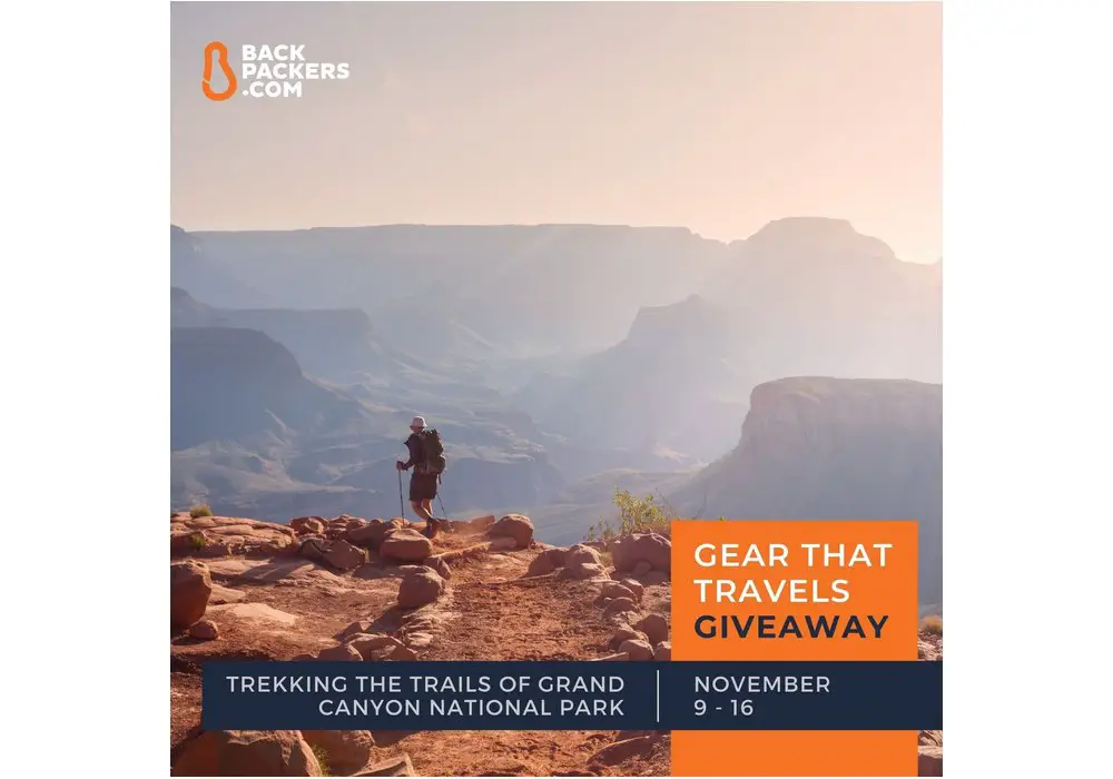 Backpackers.com Trekking The Trails Of Grand Canyon National Park Giveaway - Win Gift Cards And Outdoor Gear