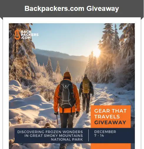 Backpackers Gear That Travels Giveaway – Win $2,700 Worth Of Camping & Survival Gear