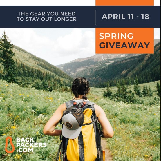 Backpackers Spring Fever Gear You Need To Stay Out Longer Giveaway – Win Free Outdoor Gear (2 Winners)
