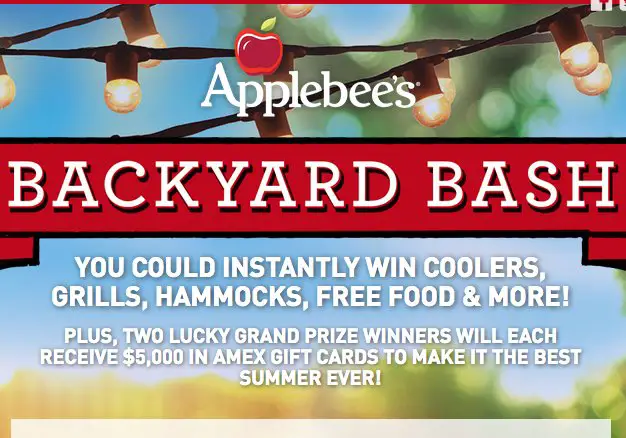 Backyard Bash Sweepstakes