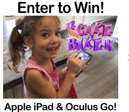 Bake and Win iPad and Oculus Giveaway