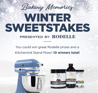 Baking Memories Winter Sweepstakes