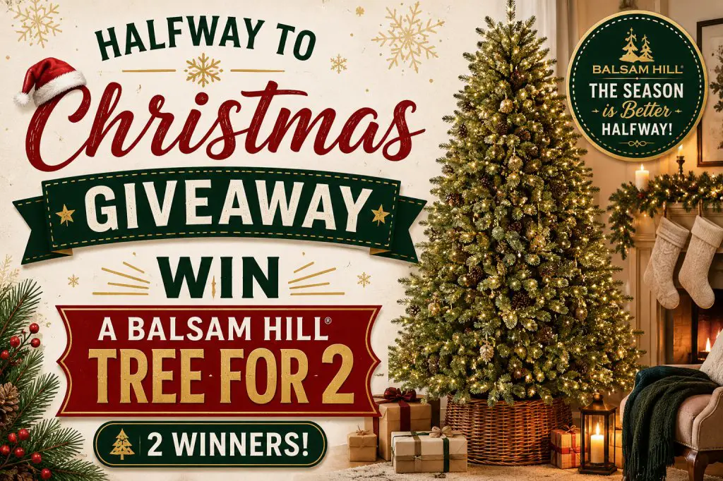 Balsam Hill Halfway To Christmas Giveaway – Win A Balsam Hill Tree For 2 (2 Winners)