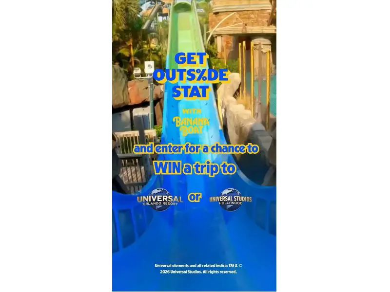Banana Boat Get Outside STAT Sweepstakes - Win A Vacation Trip For Four