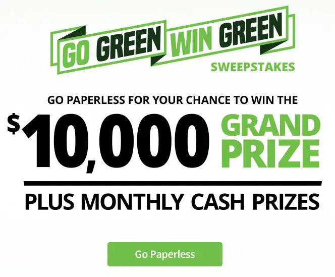 Bank Go Green Win Green