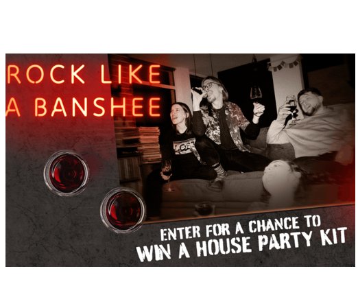 Banshee House Party Sweepstakes - A neon sign, a Vinyl Record Player & More Up for Grabs