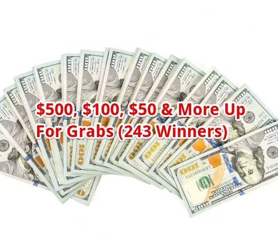 Bar Cart Advent Sweepstakes 2023 – $500, $100, $50 & More Up For Grabs (243 Winners)