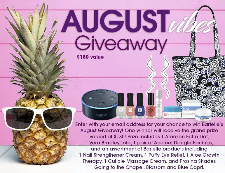 Barielle August Vibes Giveaway