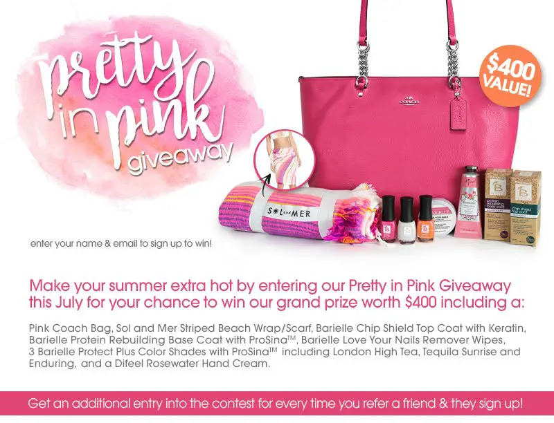 Barielle "Pretty in Pink" Giveaway is Calling for Winners!