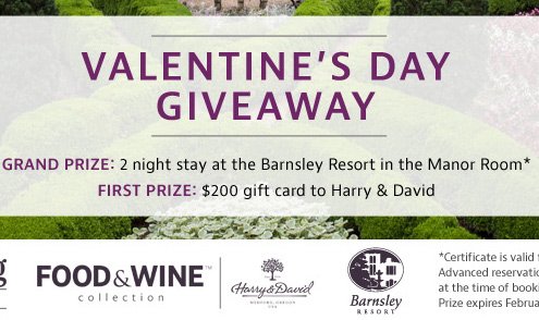 Barnsley Resort Giveaway
