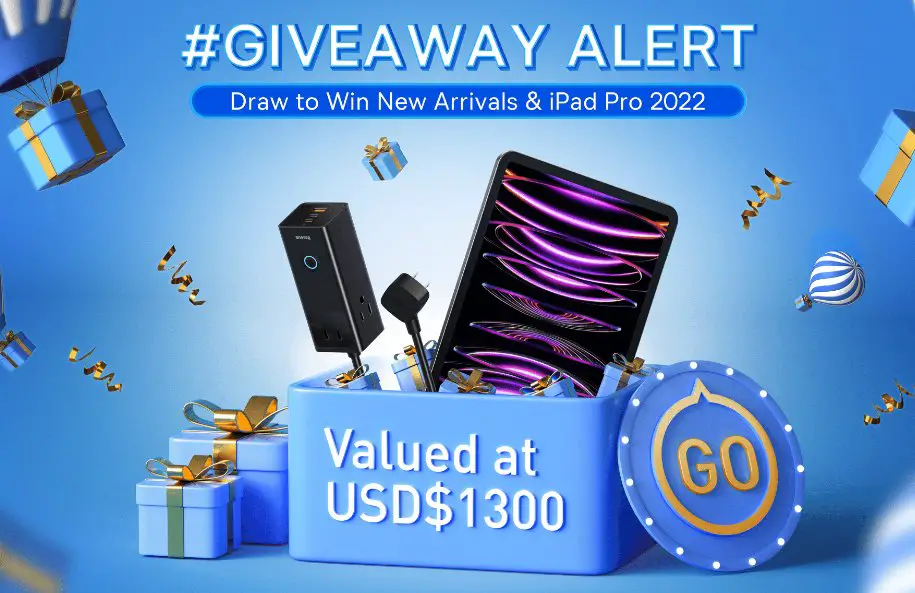 Baseus New Arrivals Giveaway - Win A 2022 iPad Pro & More