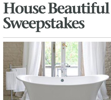 Mega Bathroom Makeover Sweepstakes