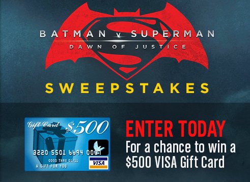Batman vs Superman Dawn of Justice Ultimate Edition Sweepstakes