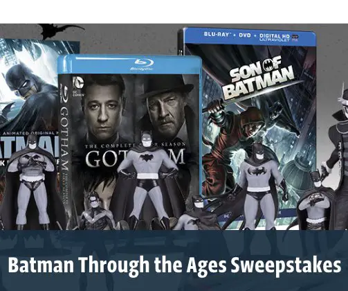 Batman Through the Ages Sweepstakes
