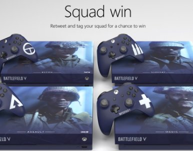 Battlefield V Squad Sweepstakes