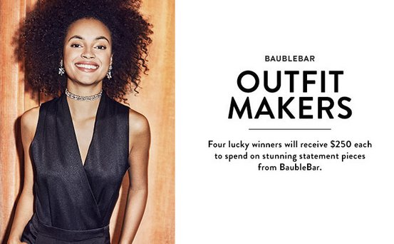 BaubleBar Gift Card Giveaway!