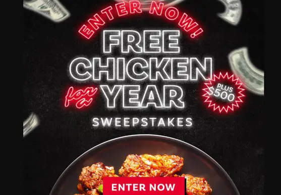 BB.Q Chicken For A Year Sweepstakes – Win Free Chicken For A Year + $500 Visa Card