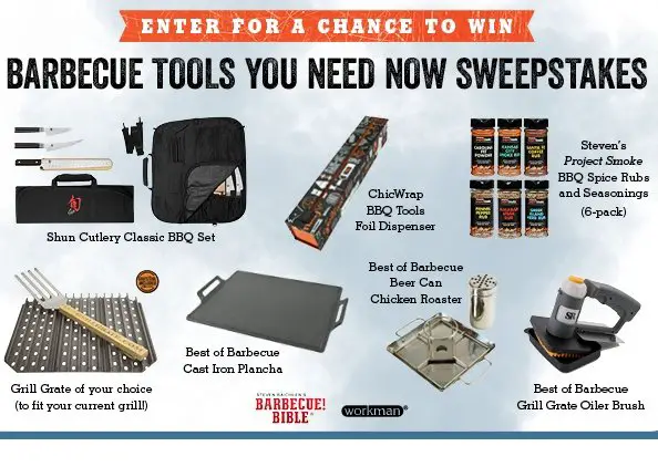 BBQ Bible Summer 2017 Sweepstakes