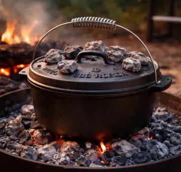 BBQ Dragon Cast Iron Dutch Oven Pot Giveaway