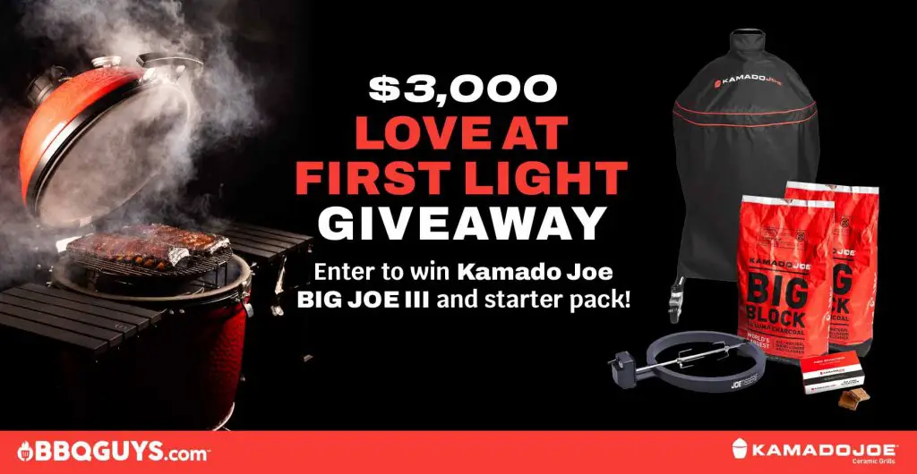 BBQGUYS At First Light Sweepstakes - Win A Kamado Joe Grill