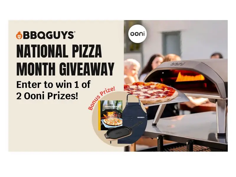 BBQGuys National Pizza Month Giveaway - Win a Portable Pizza Oven & More
