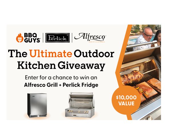 BBQGuys Ultimate Outdoor Kitchen Giveaway - Win A 36″ Natural Gas Grill + Outdoor Refrigerator