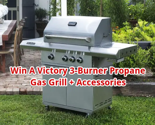 BBQGuys Victory New Year New Gear Giveaway - 3-Burner Propane Gas Grill & Accessories Up For Grabs