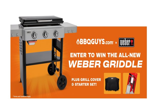BBQGuys Weber Griddle Giveaway - Win A 28-inch Weber Propane Griddle (3 Winners)