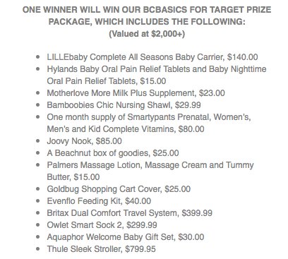 BCBasics for $2,000 Target Prize Package