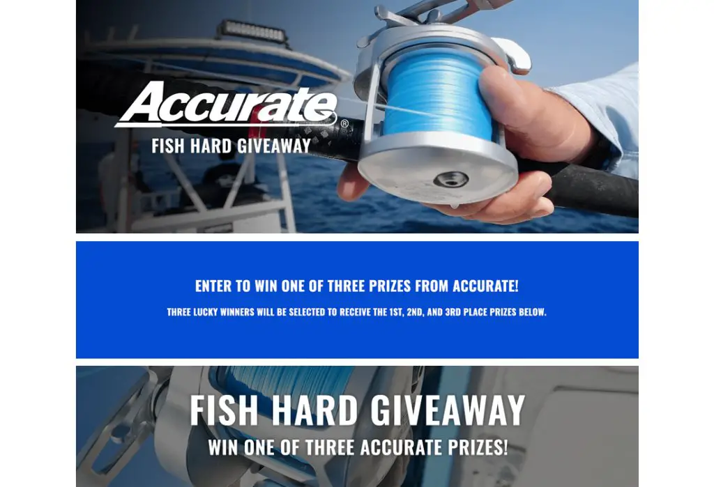 BD Outdoors Accurate Fish Hard Giveaway - Win Fishing Reels, Pliers And More