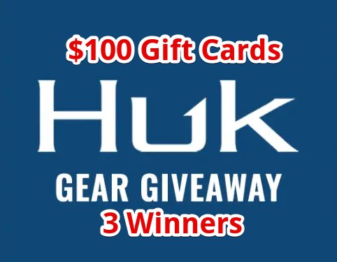 BD Outdoors Huk Sweepstakes – $100 Huk Gift Cards Up For Grabs (3 Winners)