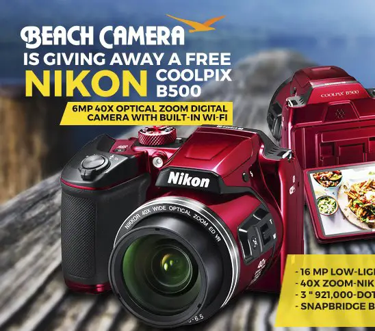 Beach Camera Nikon Coolpix Sweepstakes