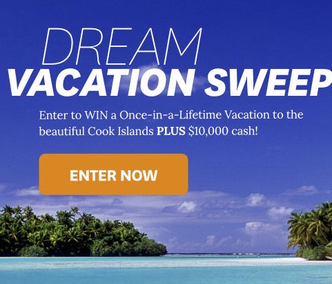 Beachfront Dream Vacation Sweepstakes