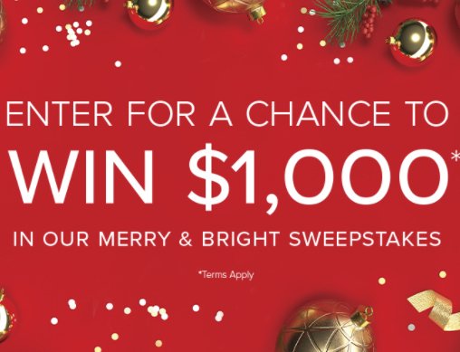 Beachwood Place Merry and Bright Sweepstakes