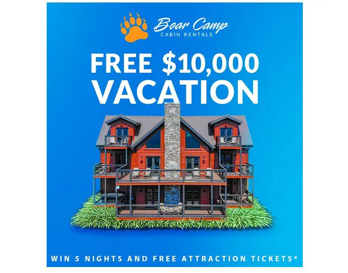 Bear Camp Cabin Free 5 Night Luxury Rental In The Smokies - Win An Outdoor Getaway At The Amazing View Lodge & More