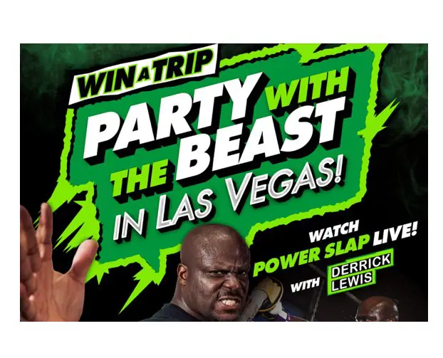 Beast Las Vegas Flyaway Sweepstakes - Win A Trip For 2 To Power Slap In Las Vegas