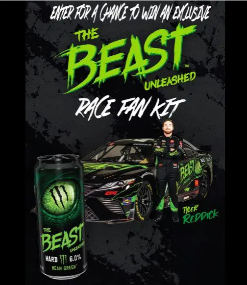 Beast Unleashed Racing Sweepstakes – Win A Beast Mini Fridge, Rolling Cooler, Hat, And Flag (4 Winners)