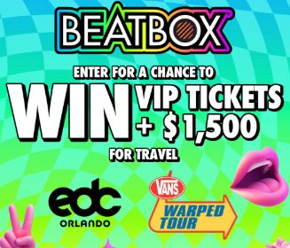 BeatBox Beverages Orlando Festivals 2025 Sweepstakes – Win A Trip For 2 To EDC Orlando 2025 & More