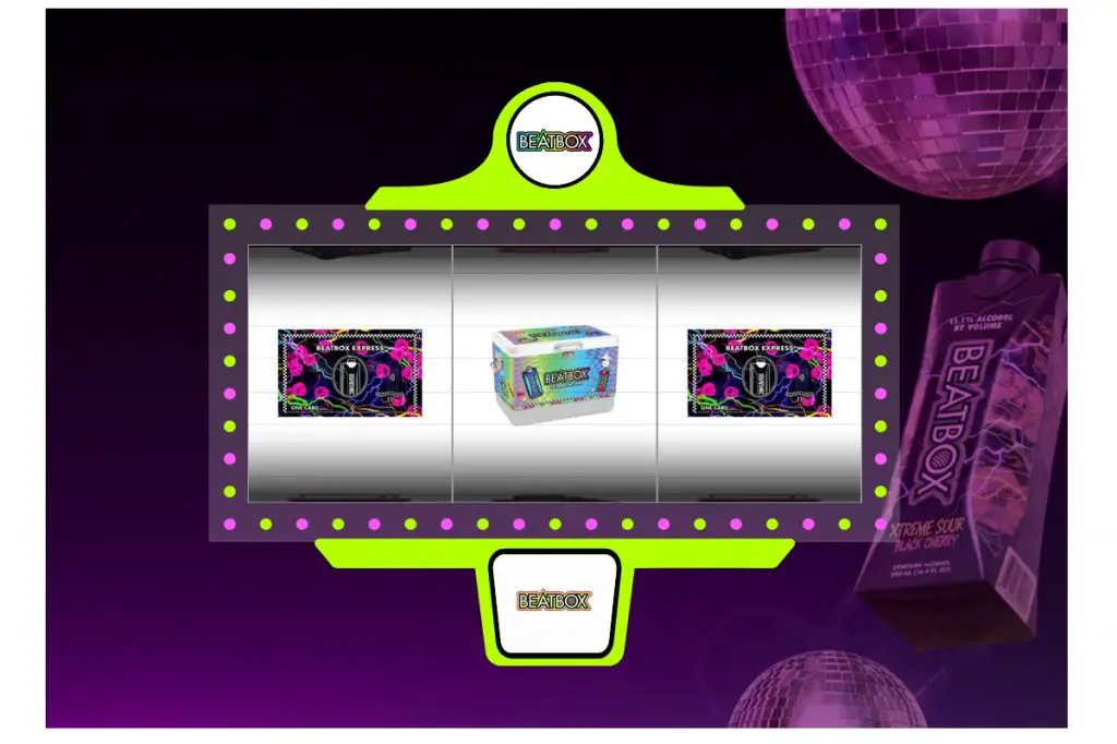 Beatbox Beverages Xtreme Sour Black Cherry Spin & Win Sweepstakes - Win Merch & $6,000 Worth of Gift Cards