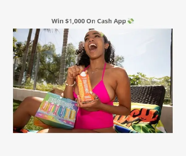 BeatBox Cash App Sweepstakes - Win $1,000 on Cash App