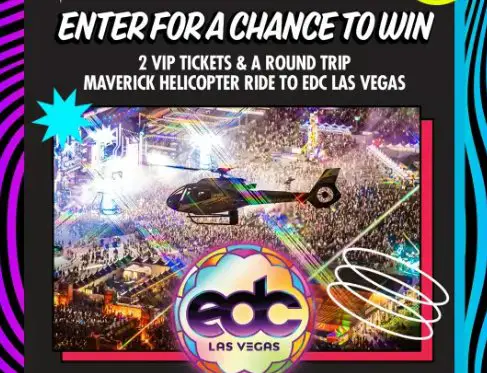 Beatbox Helicopter Ride Sweepstakes – Win VIP Tickets & A Roundtrip Maverick Helicopter Ride To EDC