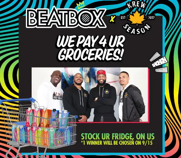 Beatbox We Pay For Ur Groceries Sweepstakes  - Win $2,000 For Groceries
