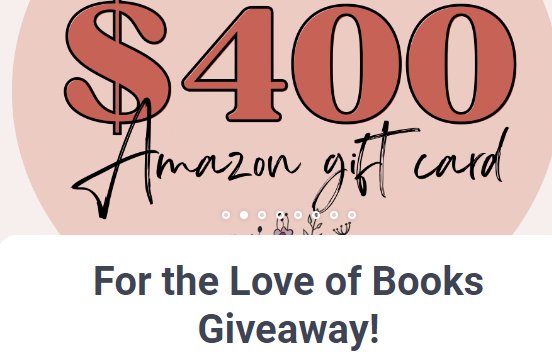 Becky Beresford's For The Love Of Books Giveaway - Win A $400 Amazon Gift Card, Book Bundle & More