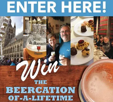 Beer Bon Voyage Belgium Sweepstakes