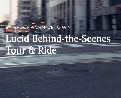 Behind the Scenes Tour and Ride Sweepstakes