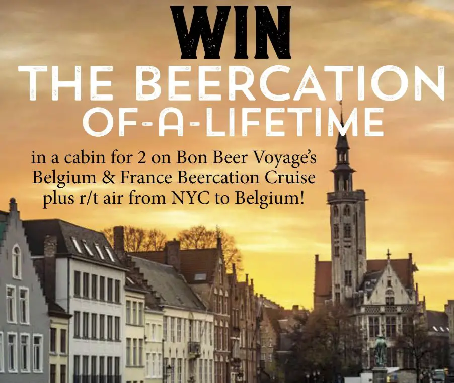 Belgium & France Beercation Cruise Sweepstakes
